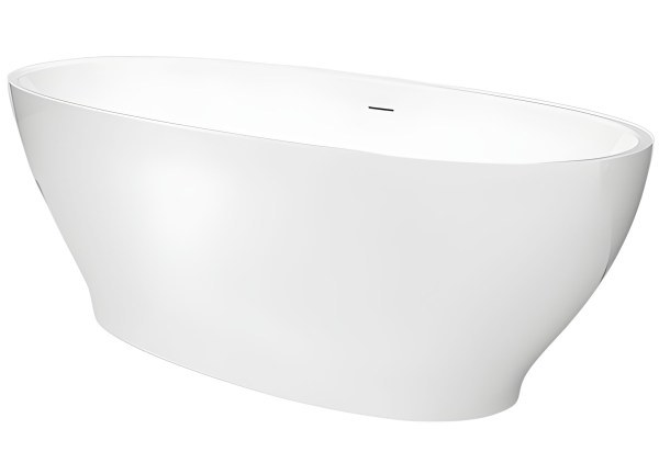 Акриловая ванна Abber AB9207 165x80, отдельностоящая