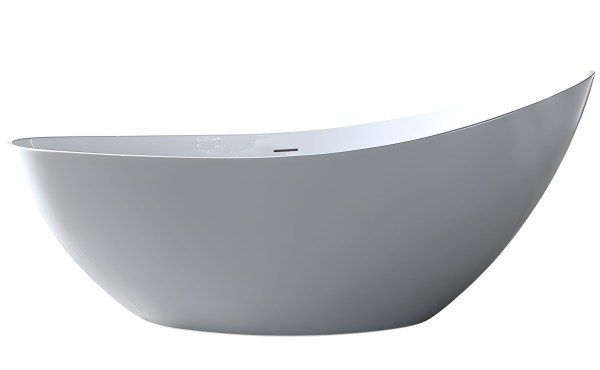 Акриловая ванна Abber AB9233 184x79, отдельностоящая