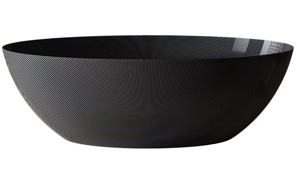 Карбоновая ванна Abber Karbon AK9002-1.8 180x85, отдельностоящая