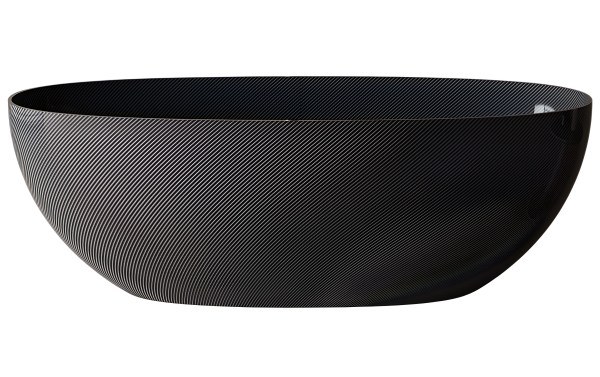 Карбоновая ванна Abber Karbon AK9001-1.7 170x75, отдельностоящая