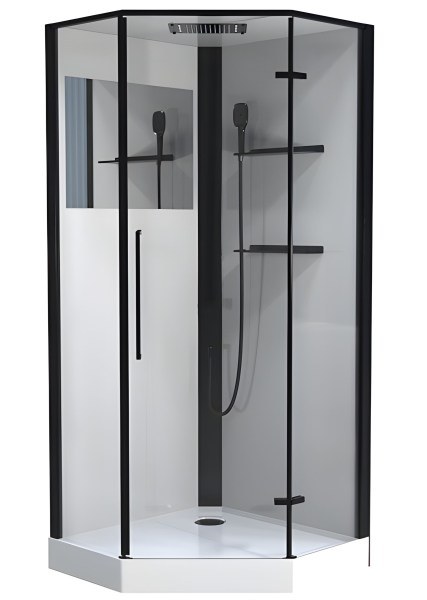 Душевая кабина Esbano ESM-PENTA-90R 90x90 с верхним душем