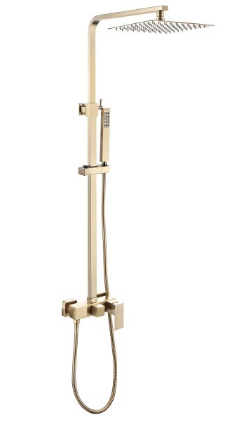 Душевая система Abber Daheim AF8220G, матовое золото