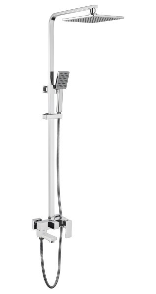 Душевая система Abber Daheim AF8216 с изливом, хром