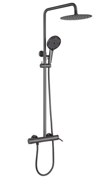 Душевая система Abber Emotion AF8816NG с изливом, никель