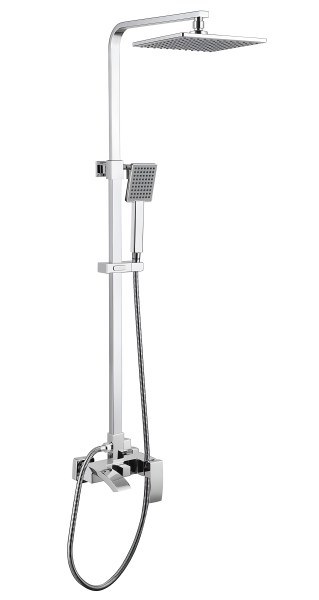 Душевая система Abber Wasserfall AF8616 с изливом, хром