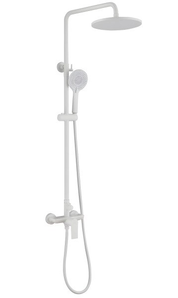 Душевая система Abber Weiss Insel AF8020FW , белая матовая