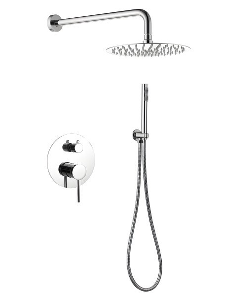 Душевая система Abber Emotion AF8818, хром