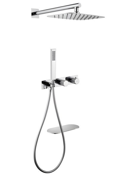 Душевая система Abber Rund AF8750, хром