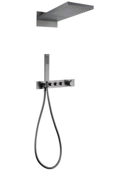 Душевая система Abber Rund AF8752NG, никель