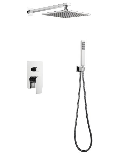 Душевая система Abber Weiss Insel AF8018, хром