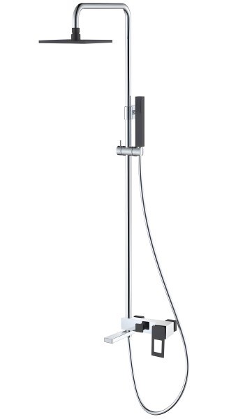 Душевая система Boheme Q 148-CRB с изливом, хром