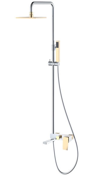 Душевая система Boheme Q 148-CRG.2 с изливом, хром