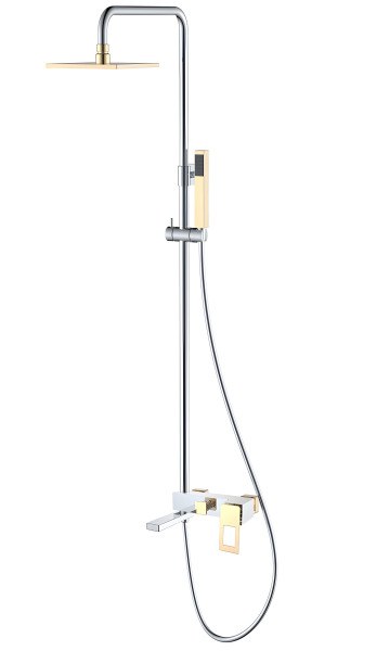 Душевая система Boheme Q 148-CRG с изливом, хром