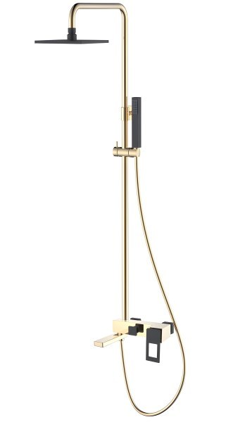 Душевая система Boheme Q 148-GB с изливом, золото