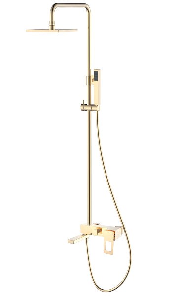 Душевая система Boheme Q 148-GG с изливом, золото