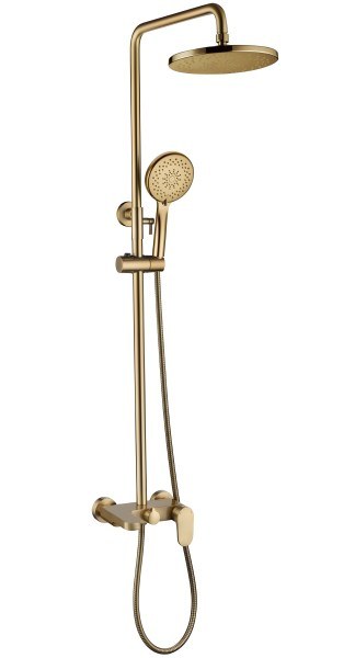 Душевая система Boheme Spectre 458-BR с изливом, бронза