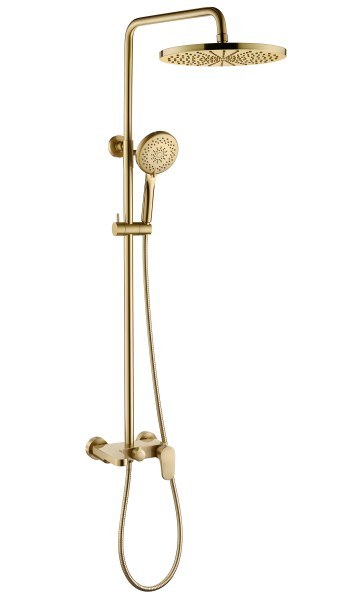 Душевая система Boheme Spectre 458-MG с изливом, матовое золото