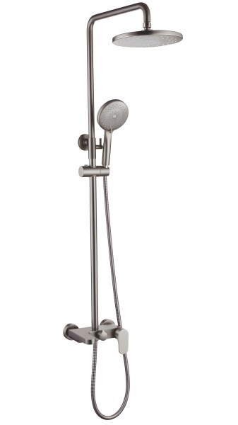 Душевая система Boheme Spectre 458-NB с изливом, никель
