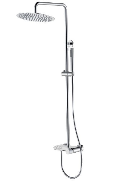 Душевая система Boheme Stick 128-CRCR.3 с изливом, хром