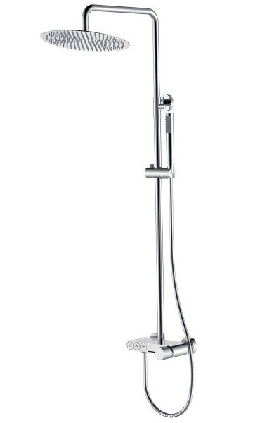 Душевая система Boheme Stick 128-CRCR.4 с изливом, хром