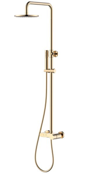 Душевая система Boheme Stick 128-GG с изливом, золото