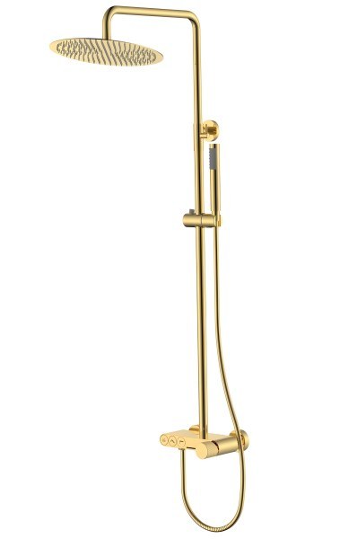 Душевая система Boheme Stick 128-GG.3 с изливом, золото