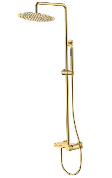 Душевая система Boheme Stick 128-GG.4 с изливом, золото