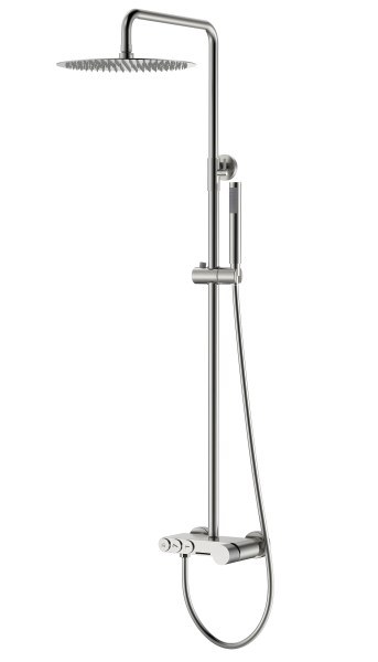 Душевая система Boheme Stick 128-NB.2 с изливом, никель