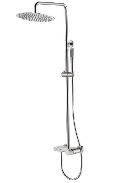 Душевая система Boheme Stick 128-NB.3 с изливом, никель