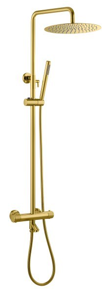 Душевая система Boheme Uno 468-T-MG с изливом, матовое золото