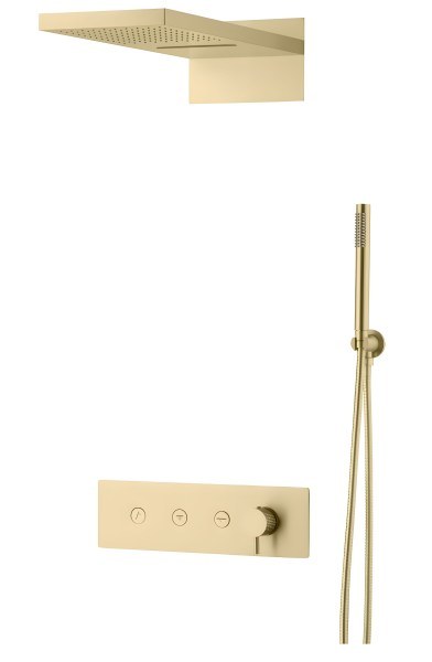 Душевая система Boheme Fusion 130-MG, матовое золото