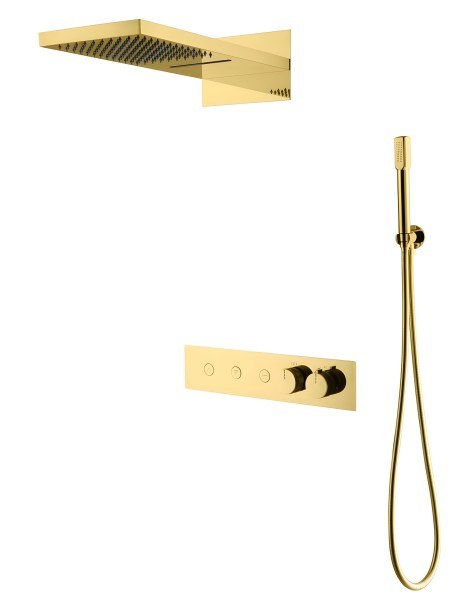 Душевая система Boheme Fusion 131-G, золото