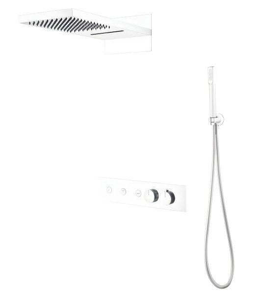 Душевая система Boheme Fusion 131-MW, белая матовая