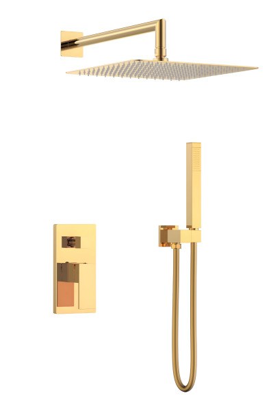 Душевая система Boheme Qubic 474-3-G, золото