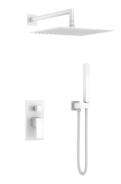 Душевая система Boheme Qubic 474-3-MW, белая матовая