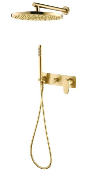 Душевая система Boheme Spectre 454-MG, матовое золото