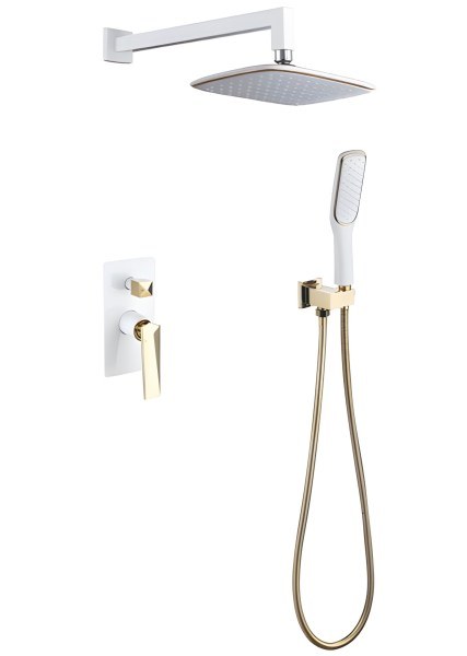 Душевая система Boheme Venturo 384-W, белая матовая