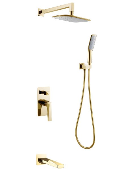 Душевая система Boheme Venturo 384-2 с изливом, золото