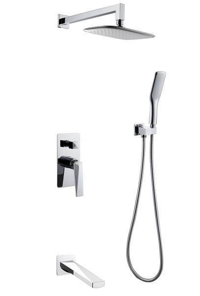 Душевая система Boheme Venturo 374-2 с изливом, хром