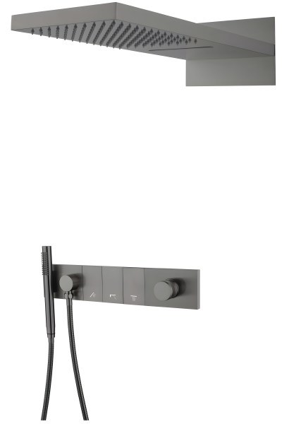 Душевая система Boheme Zodiac 132-GM, оружейная сталь