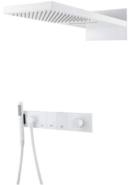 Душевая система Boheme Zodiac 132-MW, белая матовая