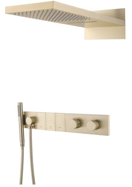Душевая система Boheme Zodiac 133-MG, матовое золото
