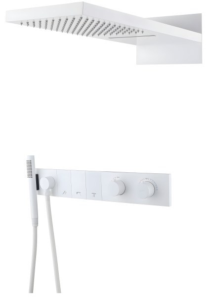 Душевая система Boheme Zodiac 133-MW, белая матовая