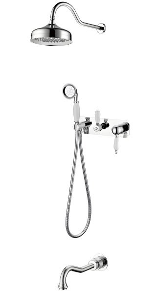 Душевая система Boheme Tradizionale Chromo 268, хром
