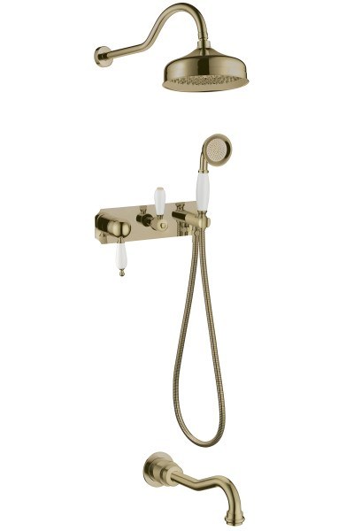 Душевая система Boheme Medici 308, бронза