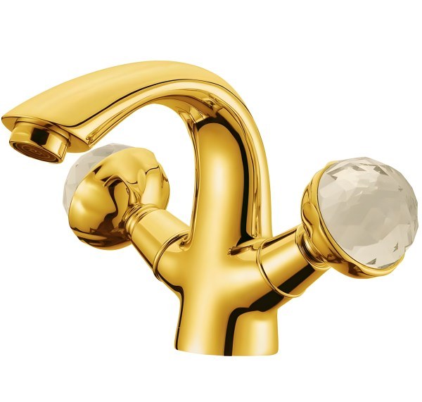 Смеситель для раковины Boheme Imperiale Presente 331, золото