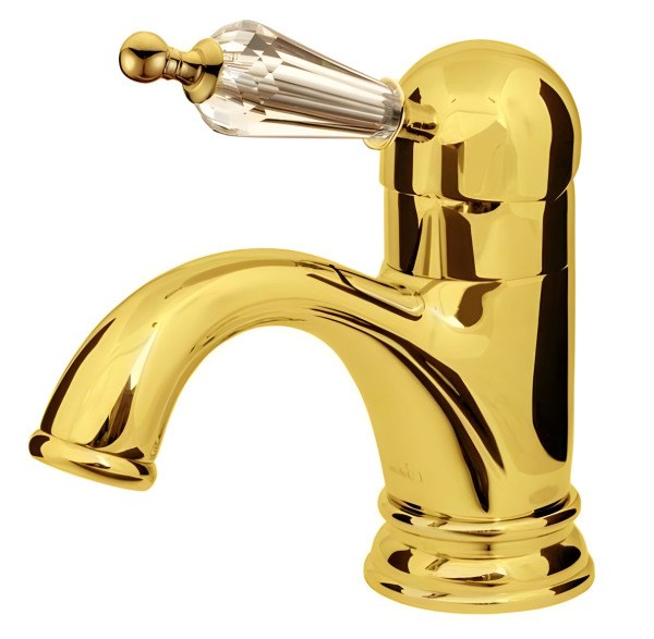 Смеситель для раковины Boheme Imperiale Presente 321, золото