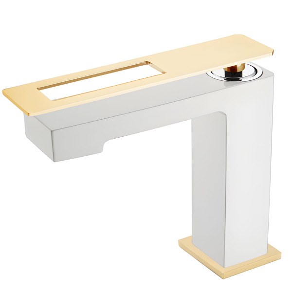 Смеситель для раковины Boheme Q 141-WG, белый матовый