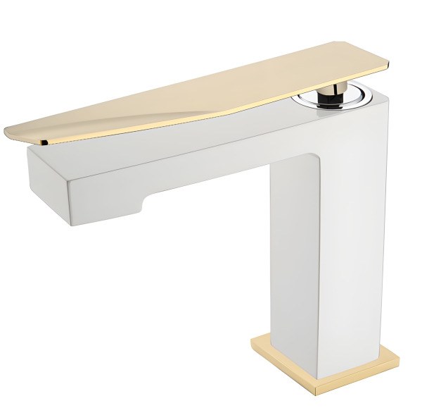 Смеситель для раковины Boheme Q 141-WG.2, белый матовый