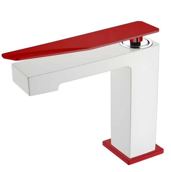 Смеситель для раковины Boheme Q 141-WR.2, белый матовый